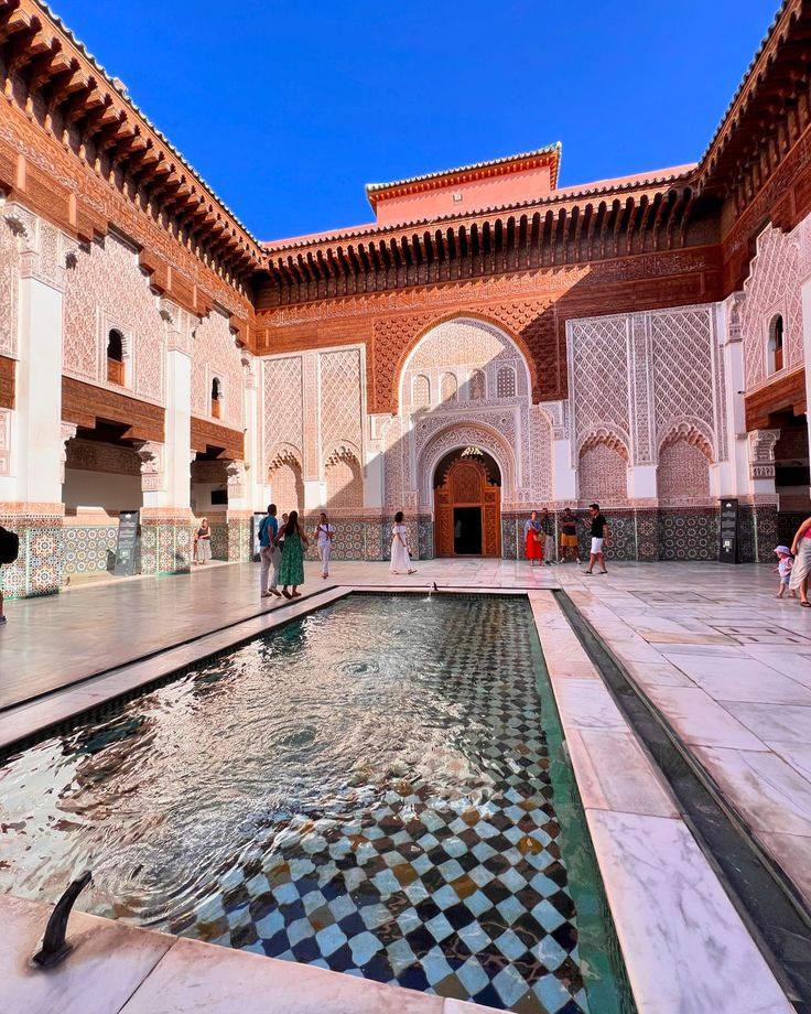 Majestic Medersa Ben Youssef 📚 Marrakech…