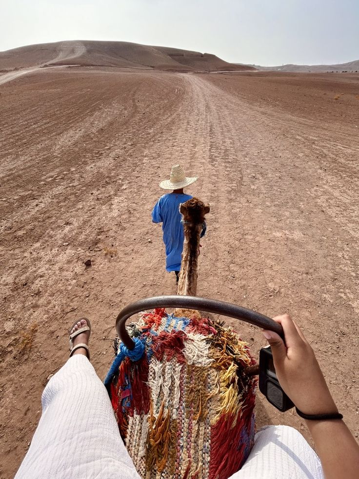 Camel Ride in Morocco Desert