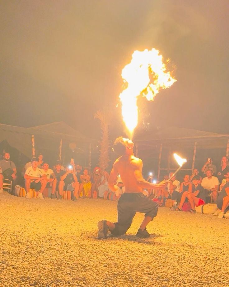 Dragon fire show